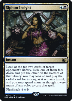 Siphon Insight [Innistrad: Midnight Hunt Prerelease Promos]-1