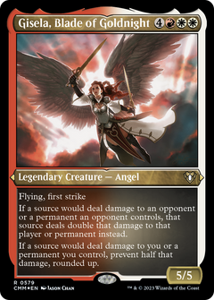 Gisela, Blade of Goldnight (Foil Etched) [Commander Masters]-1