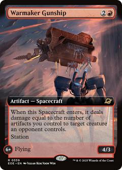 Warmaker Gunship (Extended Art) [Edge of Eternities]-1