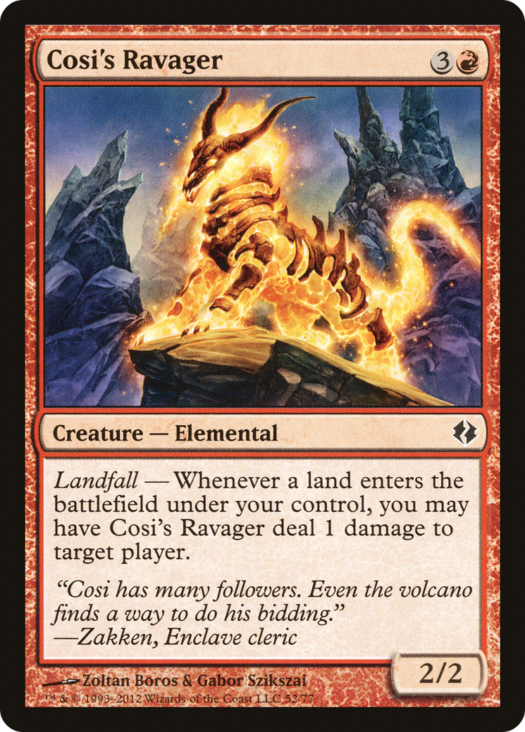 Cosi's Ravager [Duel Decks: Venser vs. Koth]-1
