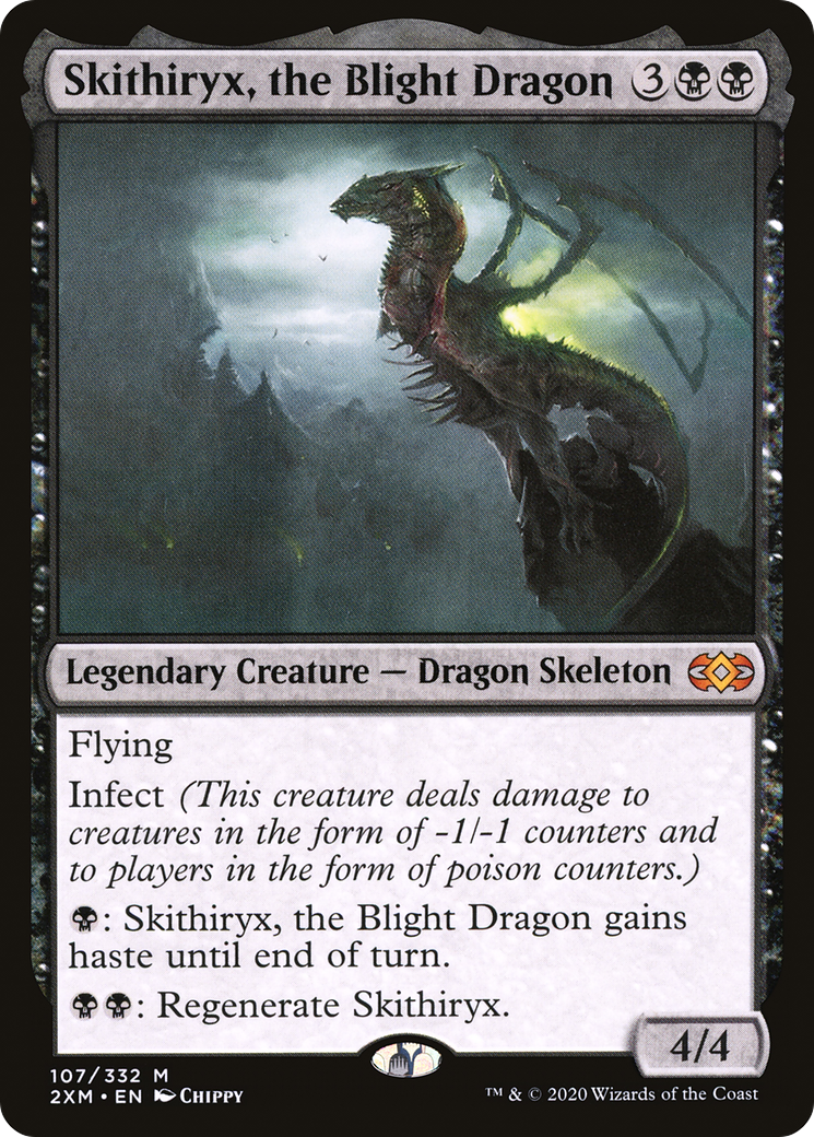 Skithiryx, the Blight Dragon [Double Masters]-1