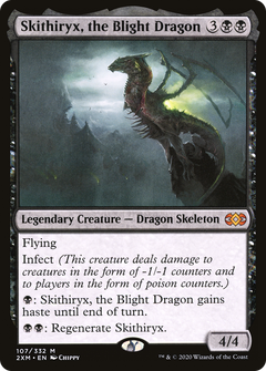 Skithiryx, the Blight Dragon [Double Masters]-1