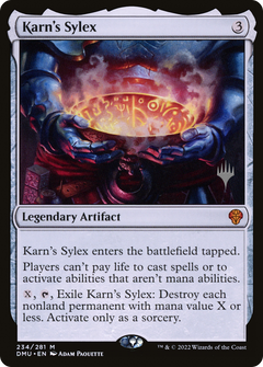 Karn's Sylex (Promo Pack) [Dominaria United Promos]-1