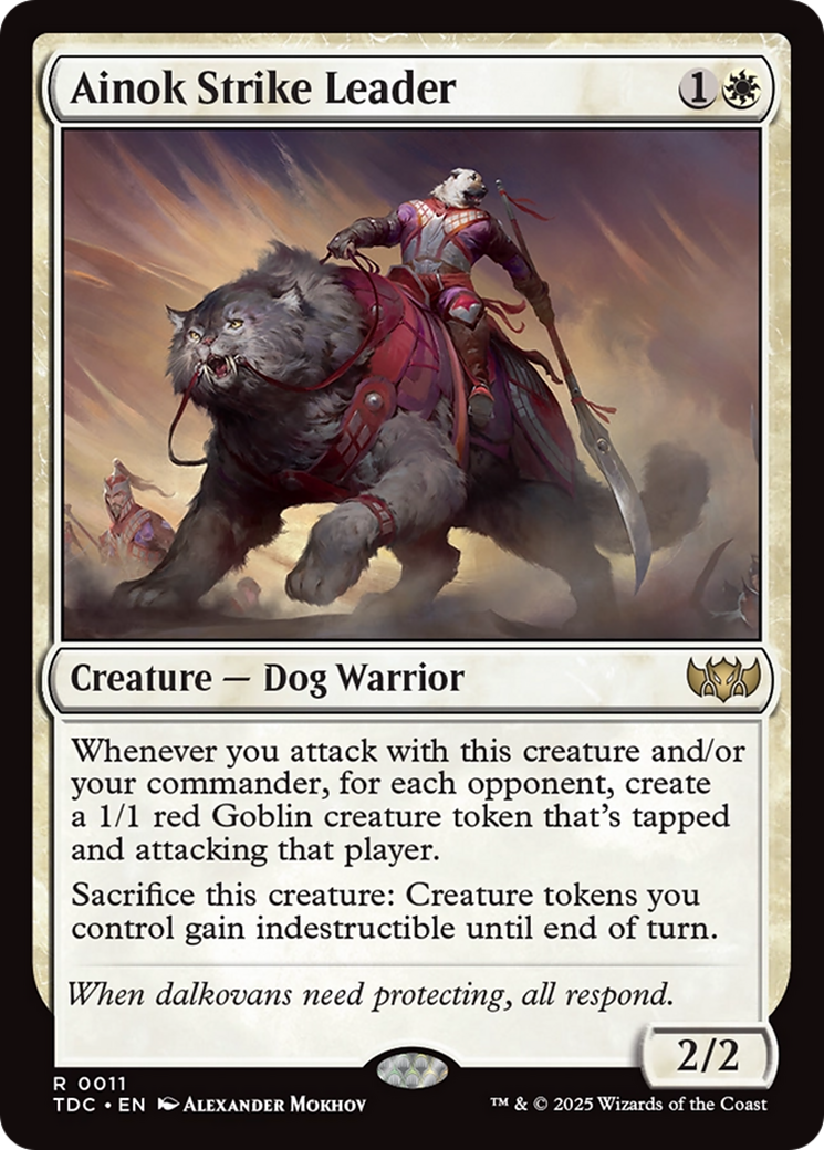 Ainok Strike Leader [Tarkir: Dragonstorm Commander]-1