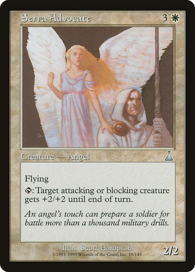 Serra Advocate [Urza's Destiny]-1