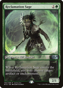 Reclamation Sage (Game Day) [Magic 2015 Promos]-1