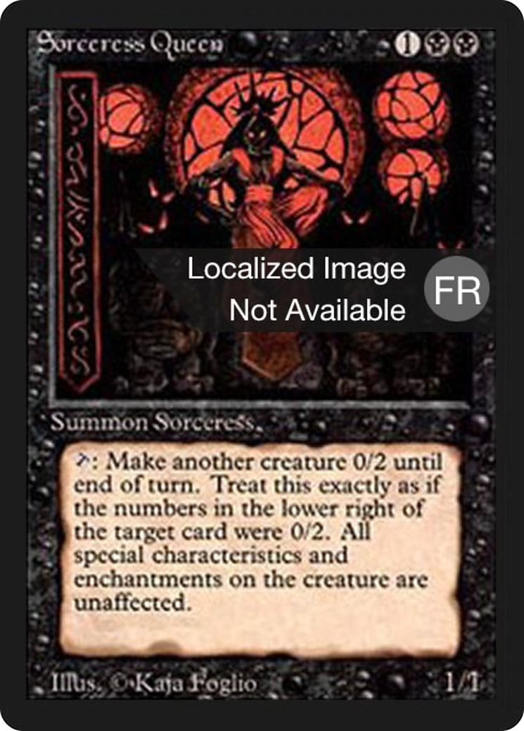 Sorceress Queen (FBB-) - Foreign Black Border-1
