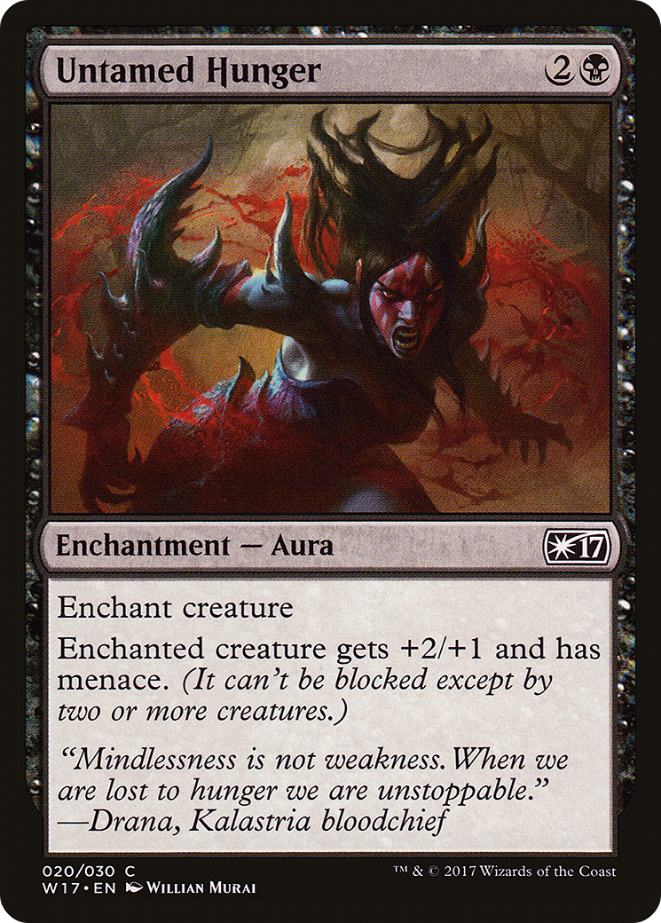Untamed Hunger (W17-020) - Welcome Deck 2017-1