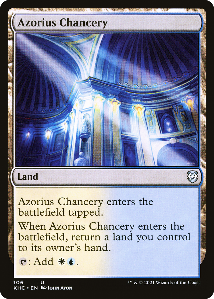 Azorius Chancery [Kaldheim Commander]-1