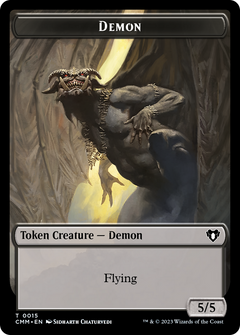 Demon (TCMM-015) - Commander Masters Tokens Foil-1
