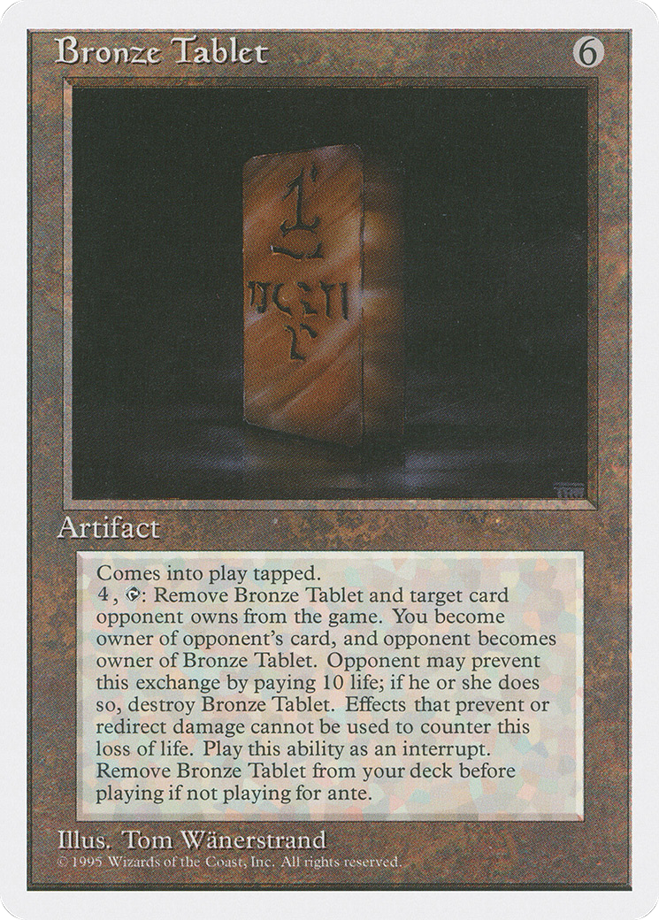 Bronze Tablet [Fourth Edition]-1