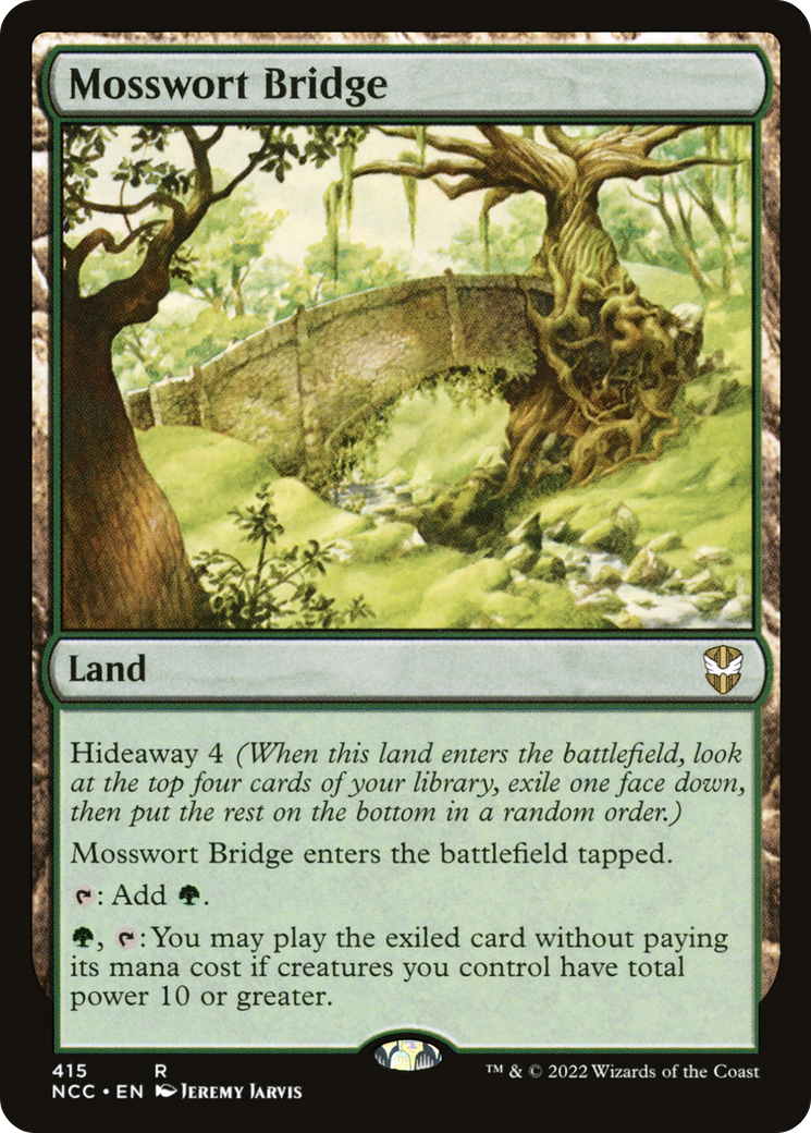 Mosswort Bridge [Streets of New Capenna Commander]-1