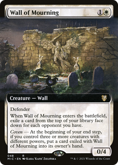 Wall of Mourning (Extended Art) (MIC-048) - Midnight Hunt Commander: (Extended Art)-1