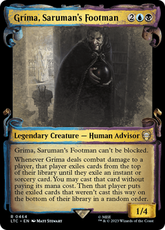 Grima, Saruman's Footman [The Lord of the Rings: Tales of Middle-Earth Commander Showcase Scrolls]-1