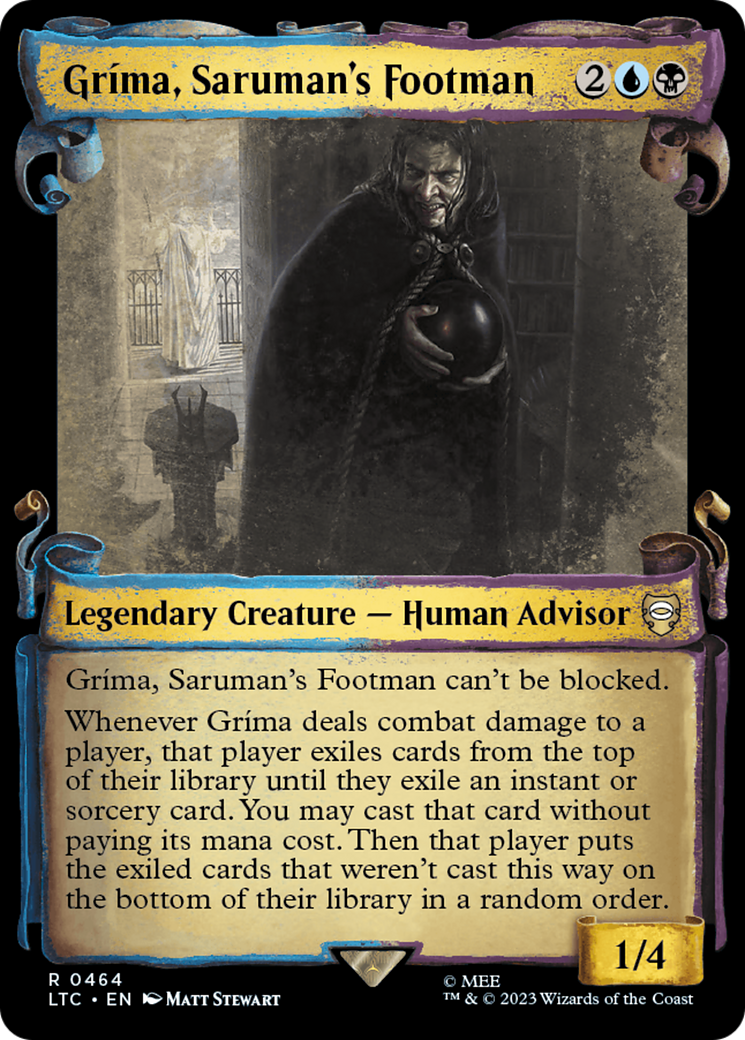 Grima, Saruman's Footman [The Lord of the Rings: Tales of Middle-Earth Commander Showcase Scrolls]-1
