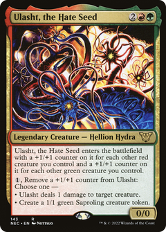 Ulasht, the Hate Seed (NEC-143) - Neon Dynasty Commander-1