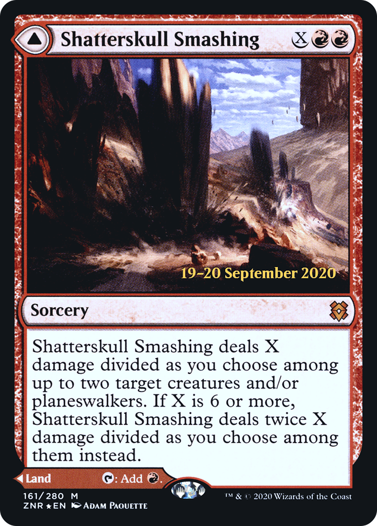 Shatterskull Smashing // Shatterskull, the Hammer Pass [Zendikar Rising Prerelease Promos]-3