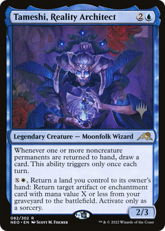 Tameshi, Reality Architect (Promo Pack) [Kamigawa: Neon Dynasty Promos]-1