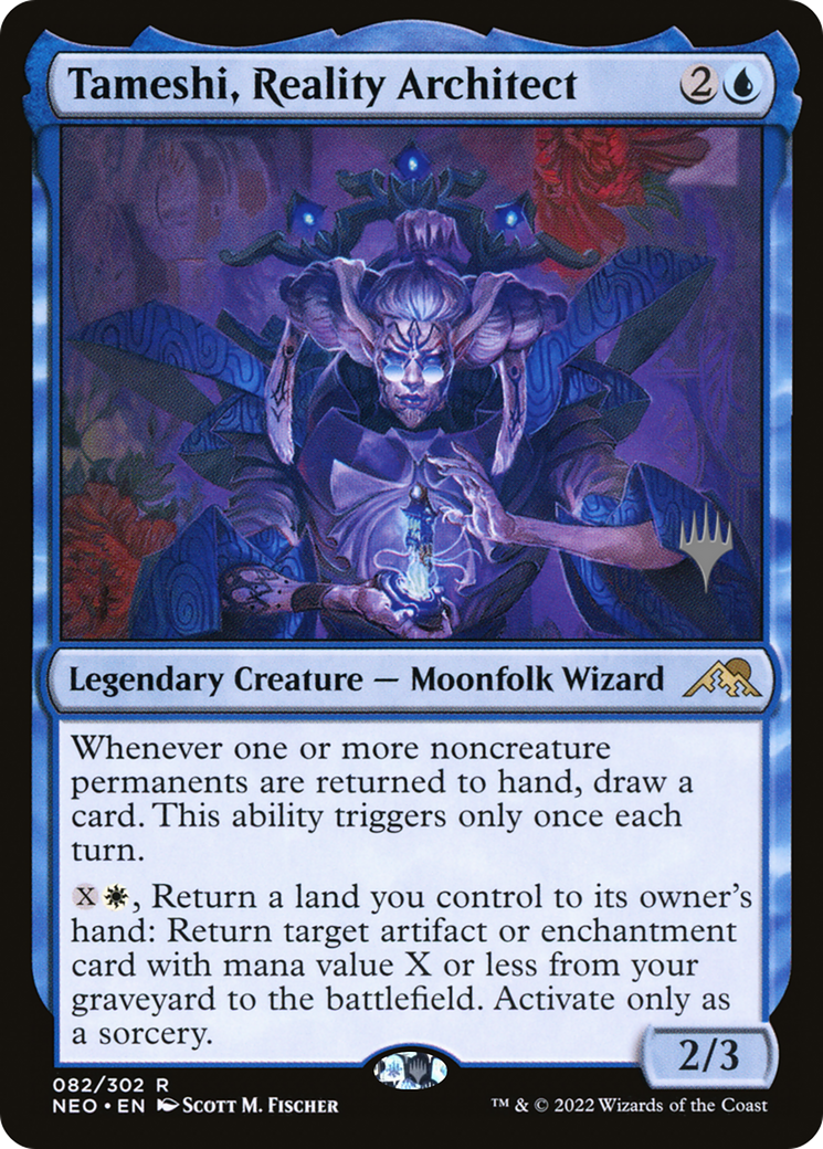 Tameshi, Reality Architect (Promo Pack) [Kamigawa: Neon Dynasty Promos]-1