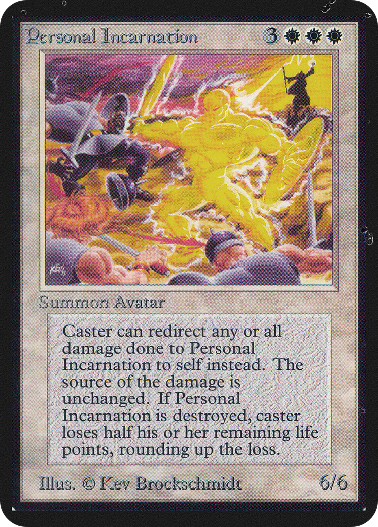 Personal Incarnation (LEA-) - Limited Edition Alpha-1