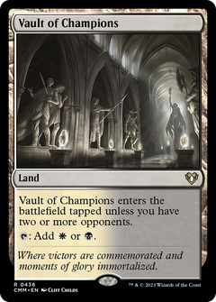 Vault of Champions (CMM-436) - Commander Masters Foil-1