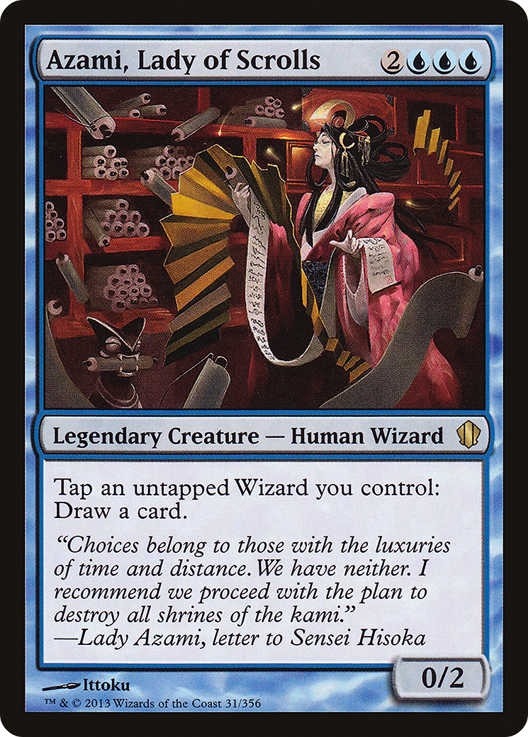 Azami, Lady of Scrolls [Commander 2013]-1