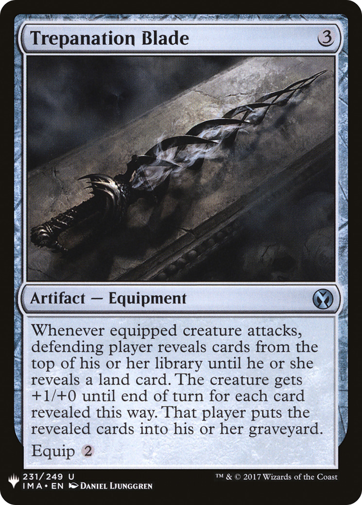 Trepanation Blade (LIST-IMA-231) - The List-1