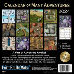Calendar of Many Adventures 2024-2