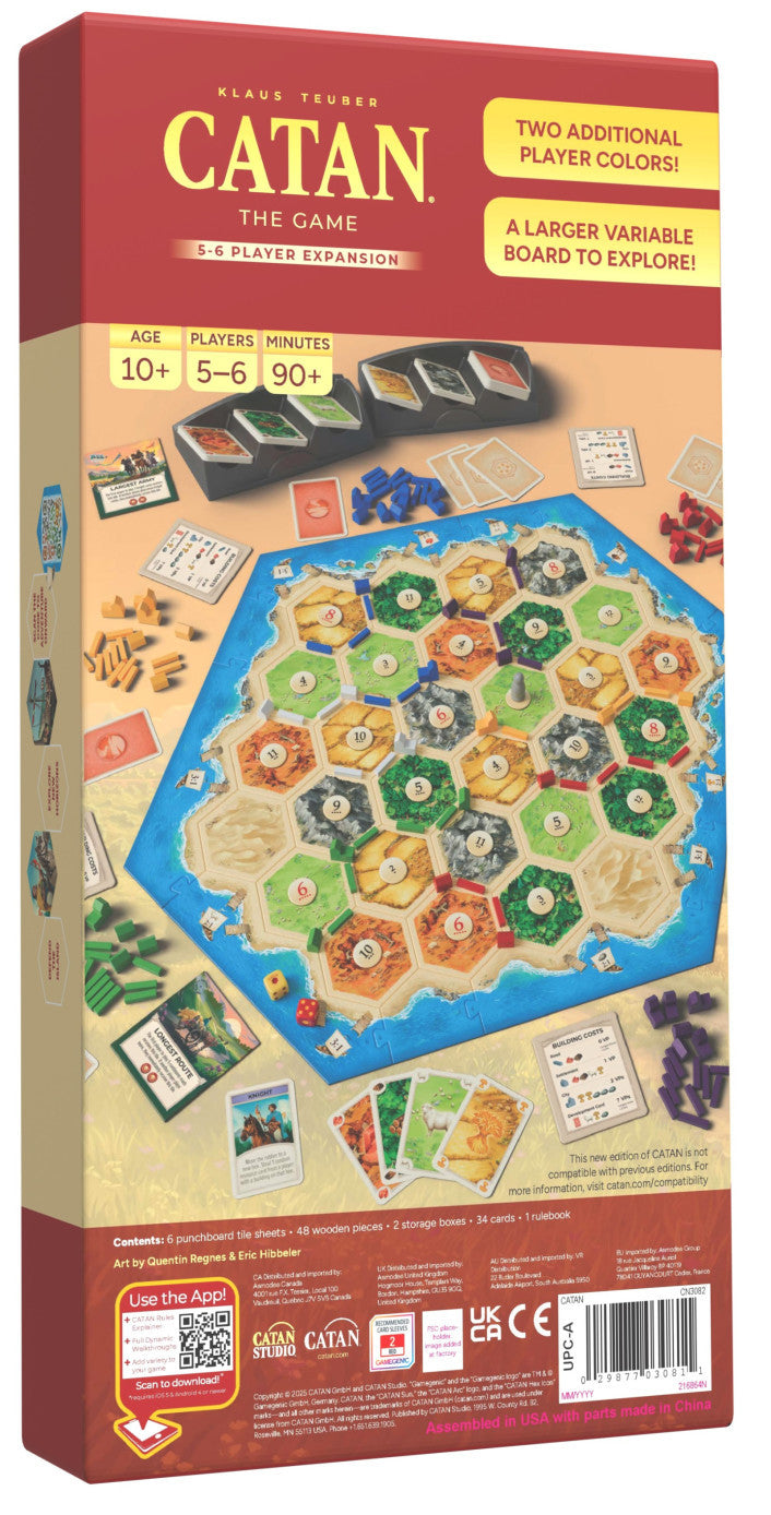 CATAN (6th Edition) - The Game 5-6 Player Expansion-2