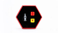 CATAN Premium Robber and Metal Dice Set Opalite-2