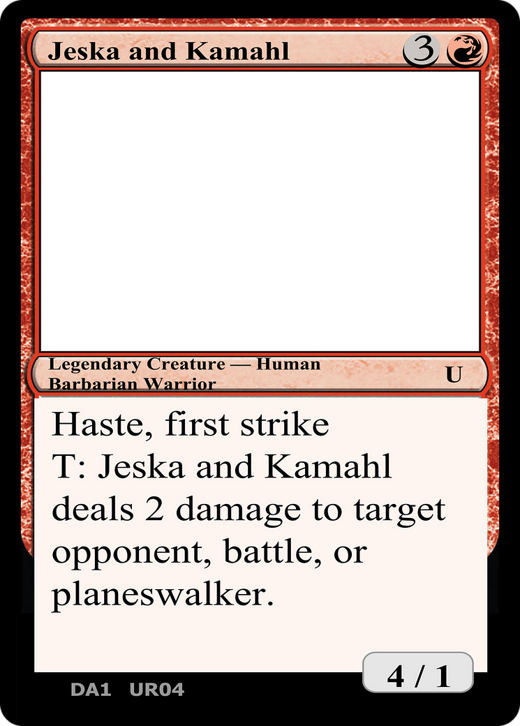 Jeska and Kamahl (UNK-UR04B) - Unknown Event-1