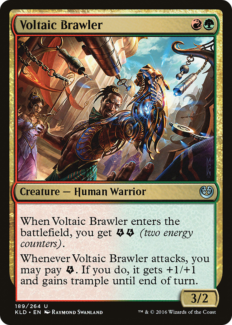 Voltaic Brawler (KLD-189) - Kaladesh Foil-1