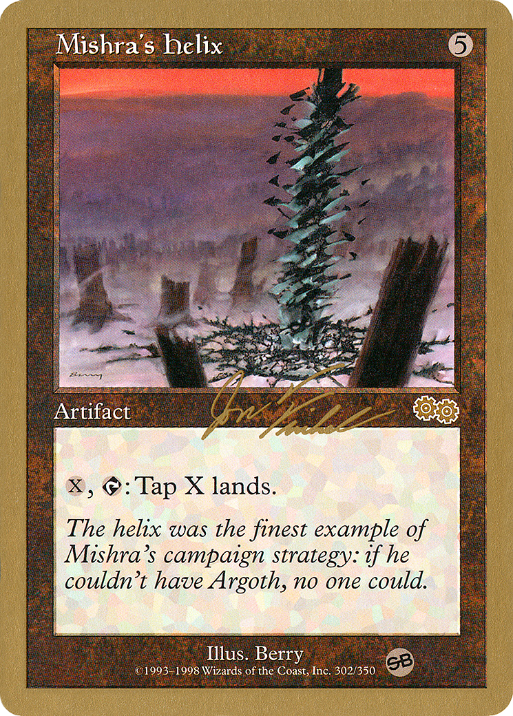 Mishra's Helix - 2000 Jon Finkel (USG) (SB) (WCD-) - World Championship Decks 2000-1