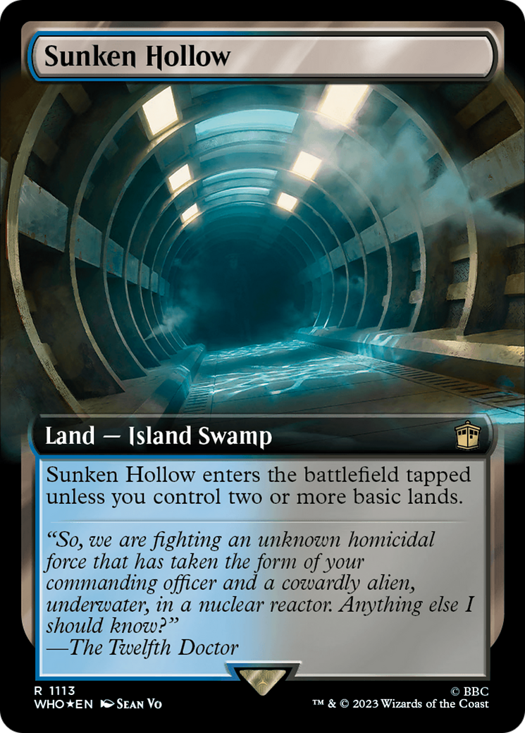 Sunken Hollow (Extended Art) (Surge Foil) [Doctor Who]-1