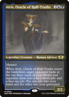 Atris, Oracle of Half-Truths (Foil Etched) [Multiverse Legends]-1