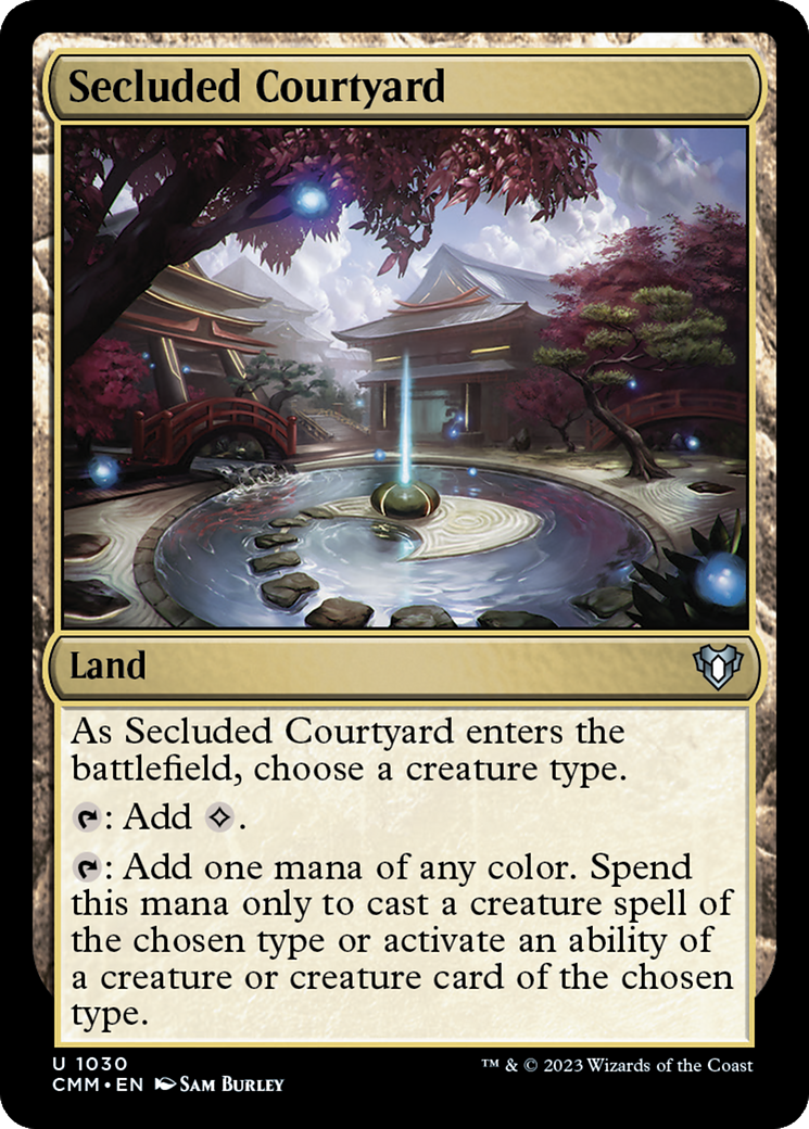 Secluded Courtyard [Commander Masters]-1
