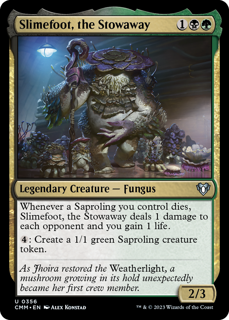 Slimefoot, the Stowaway [Commander Masters]-1