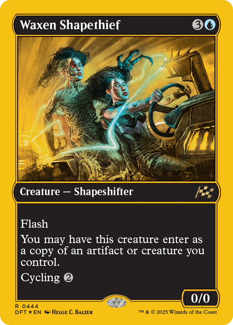 Waxen Shapethief (First-Place Foil) (DFT-444) - Aetherdrift Foil-1