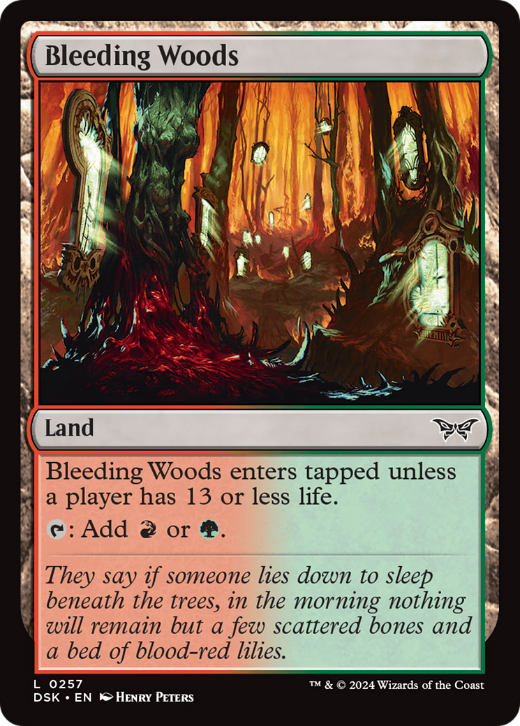 Bleeding Woods [Duskmourn: House of Horror]-1