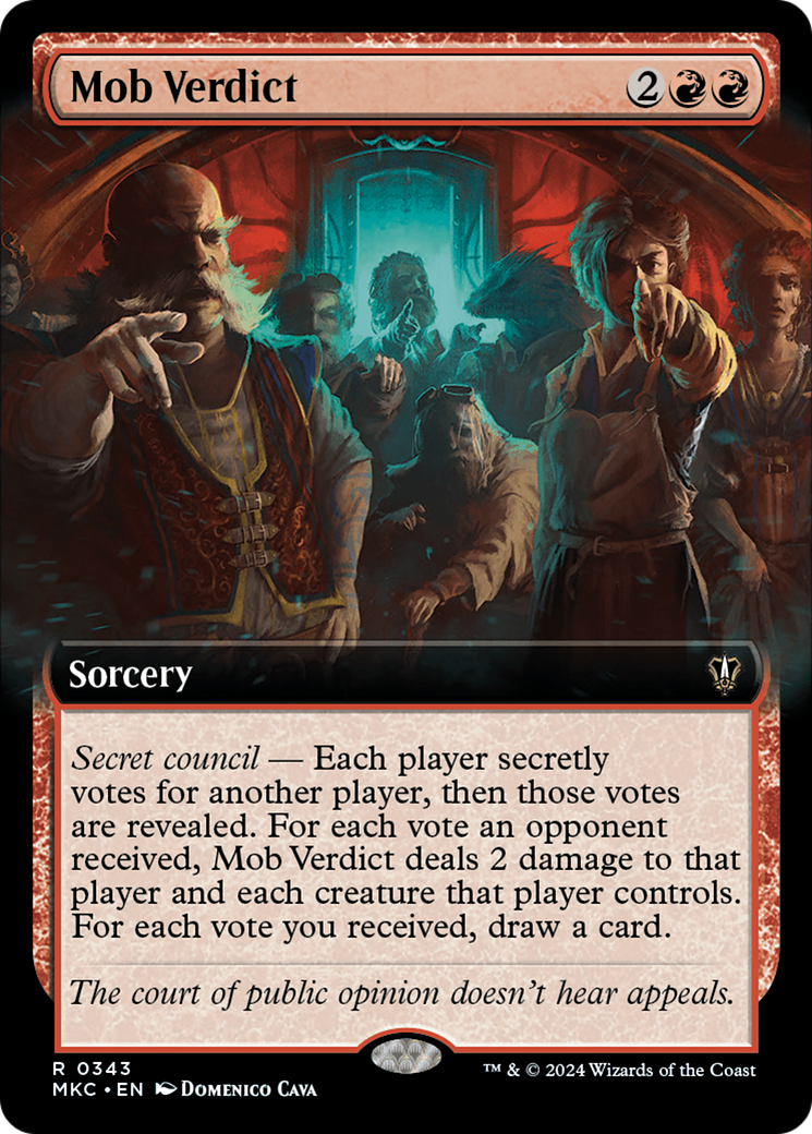 Mob Verdict (Extended Art) [Murders at Karlov Manor Commander]-1