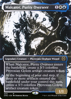 Malcator, Purity Overseer (Borderless Ichor) [Phyrexia: All Will Be One]-1