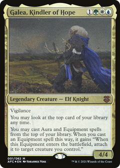 Galea, Kindler of Hope (Display Commander) [Dungeons & Dragons: Adventures in the Forgotten Realms Commander]-1