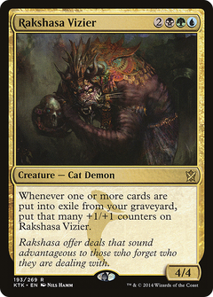 Rakshasa Vizier [Khans of Tarkir]-1