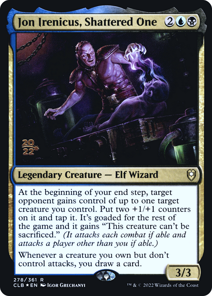 Jon Irenicus, Shattered One [Commander Legends: Battle for Baldur's Gate Prerelease Promos]-1