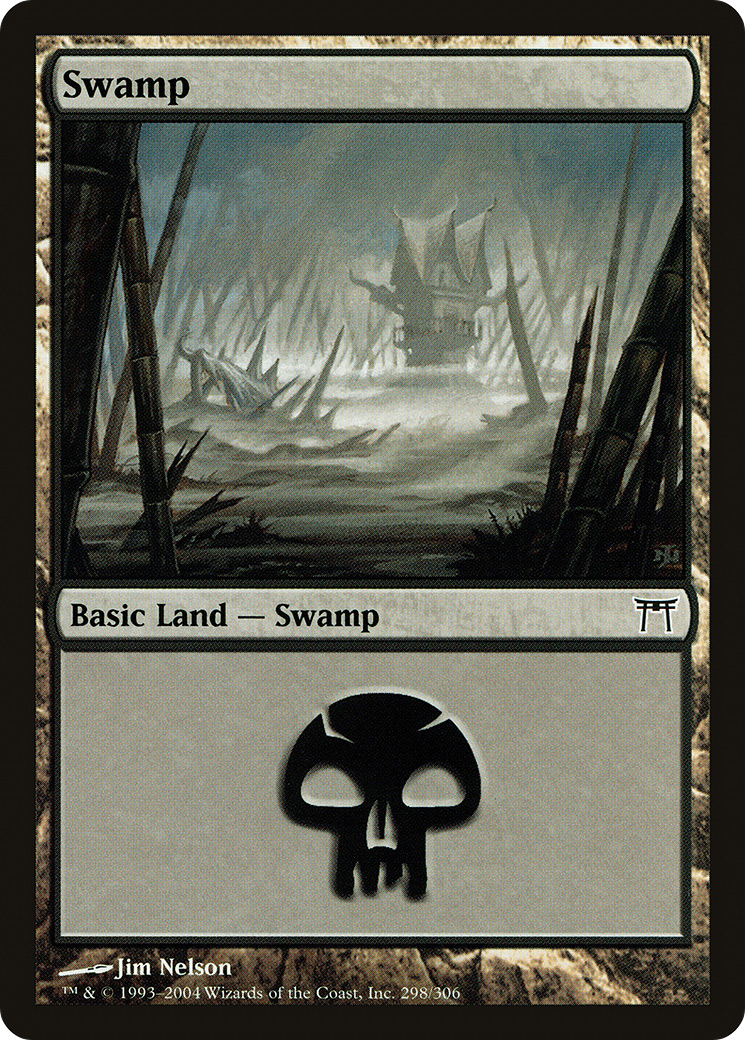 Swamp (298) [Champions of Kamigawa]-1
