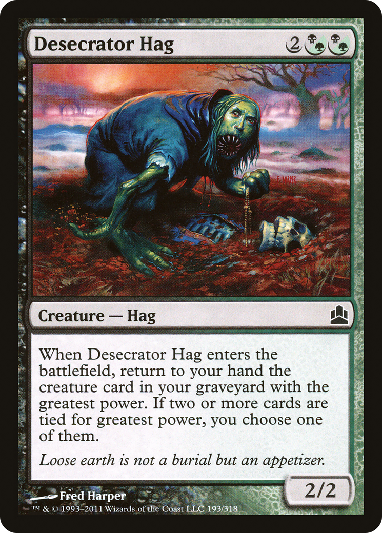 Desecrator Hag [Commander 2011]-1