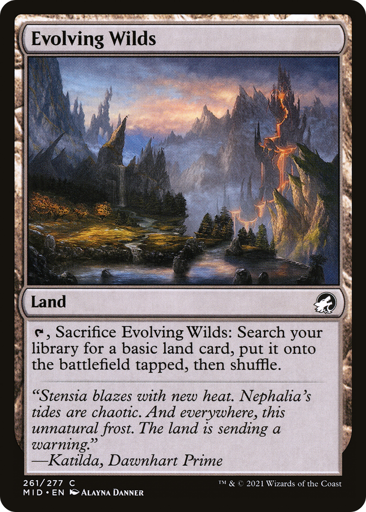 Evolving Wilds [Innistrad: Midnight Hunt]-1