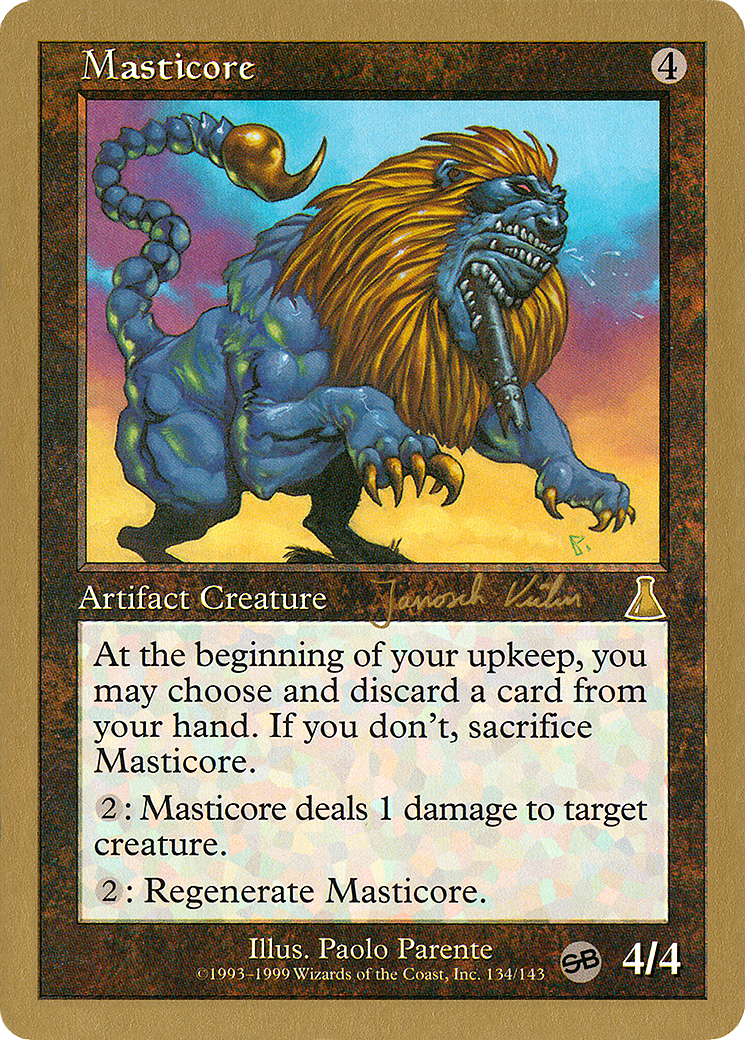 Masticore - 2000 Janosch Kuhn (UDS) (SB) (WCD-) - World Championship Decks 2000-1