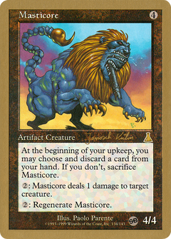 Masticore - 2000 Janosch Kuhn (UDS) (SB) (WCD-) - World Championship Decks 2000-1