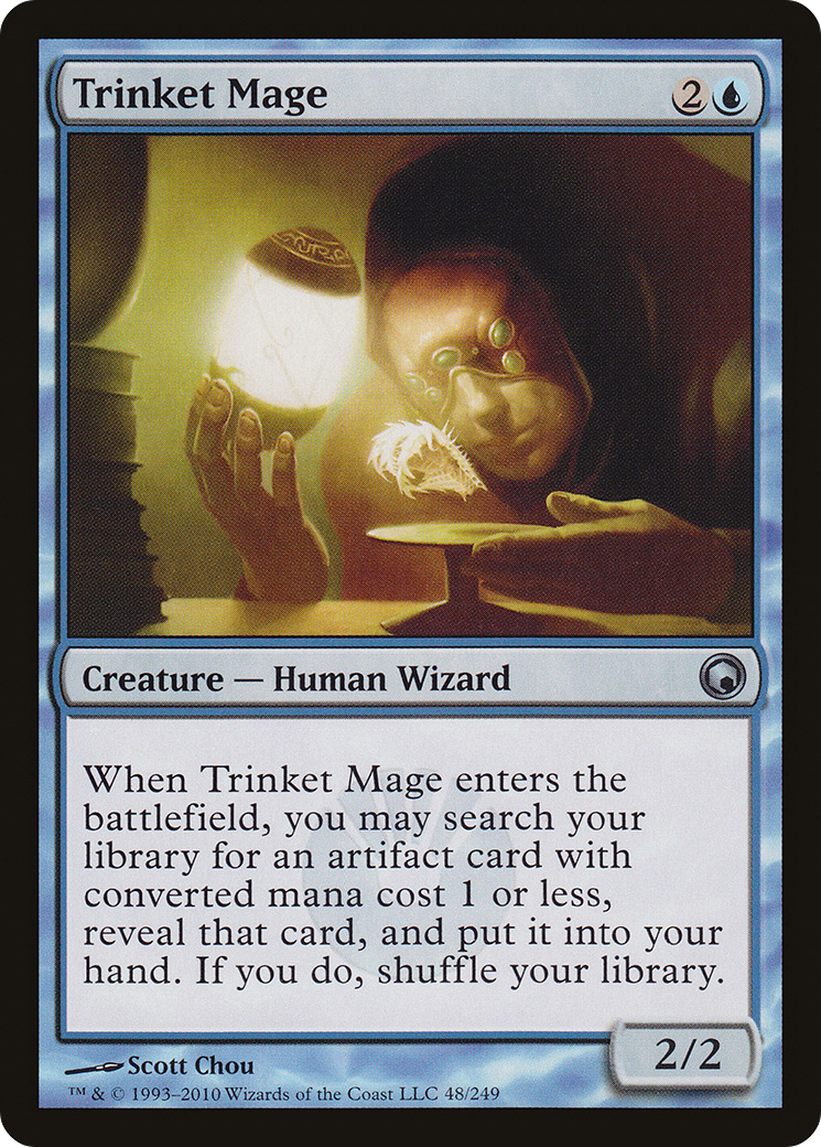 Trinket Mage (SOM-048) - Scars of Mirrodin Foil-1